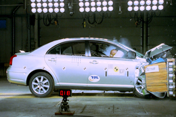 Краш тест Toyota Avensis (2003)
